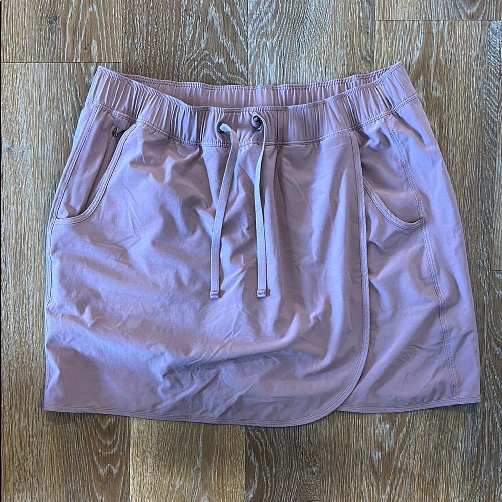 Patagonia lavender Pink Mini Wrap fleetwith Skirt Casual W’s Large EUC